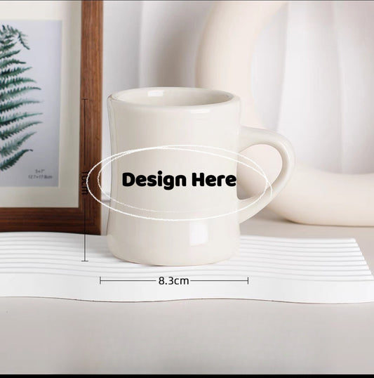 Customized slim waist mug